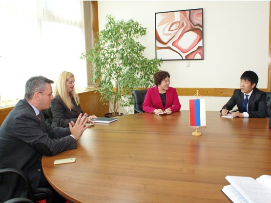 The Speaker of the House of Peoples Ognjen Tadić met with the newly appointed Ambassador of the People's Republic of China to BiH
